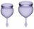 Набор фиолетовых менструальных чаш Feel good Menstrual Cup 