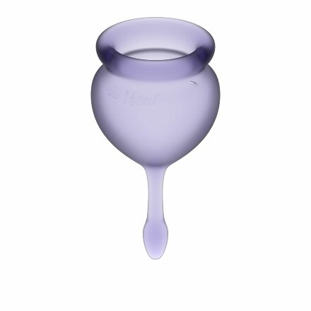 Набор фиолетовых менструальных чаш Feel good Menstrual Cup 