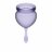 Набор фиолетовых менструальных чаш Feel good Menstrual Cup 
