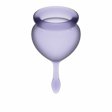 Набор фиолетовых менструальных чаш Feel good Menstrual Cup 