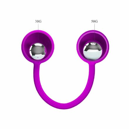 Лиловые вагинальные шарики KEGEL BALL III 