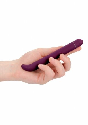 Фиолетовый компактный вибростимулятор G-Spot Vibrator - 16 см. 