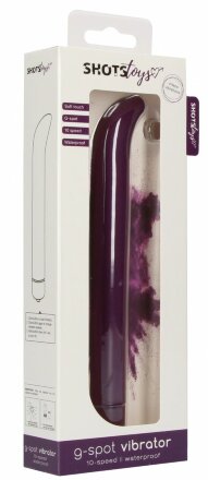 Фиолетовый компактный вибростимулятор G-Spot Vibrator - 16 см. 