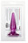 Фиолетовая анальная пробка BUTT PLUG - 9,5 см. 