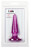 Фиолетовая анальная пробка BUTT PLUG - 9,5 см. 