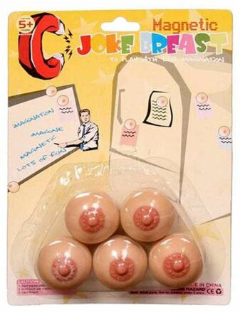 Магнитные держатели в форме груди - 5 шт. 