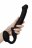 Черный безремневой страпон Silicone Bendable Strap-On M 