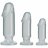 Набор прозрачных анальных фаллоимитаторов Crystal Jellies Anal Starter Kit 