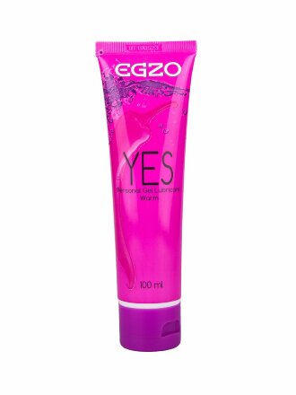 Согревающий лубрикант на водной основе Egzo Yes - 100 мл. 
