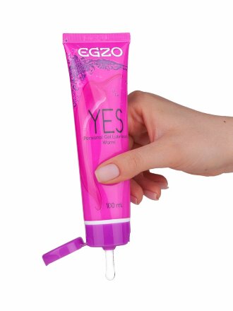 Согревающий лубрикант на водной основе Egzo Yes - 100 мл. 