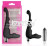 Черный вибратор 10 Speeds Silicone Vibrator - 19 см. 