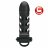 Черная насадка на пенис с вибропулей Penis Sleeve II - 18,8 см. 