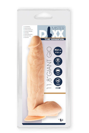 Телесный фаллоимитатор Giant Gio - 30 см. 