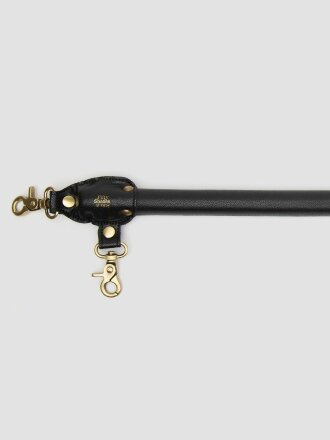 Черная распорка для ног Bound to You Faux Leather Spreader Bar - 50,8 см. 