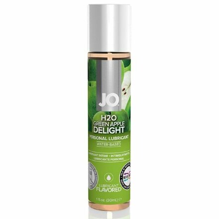 Смазка с ароматом яблока JO Flavored  Green Apple H2O - 30 мл. 