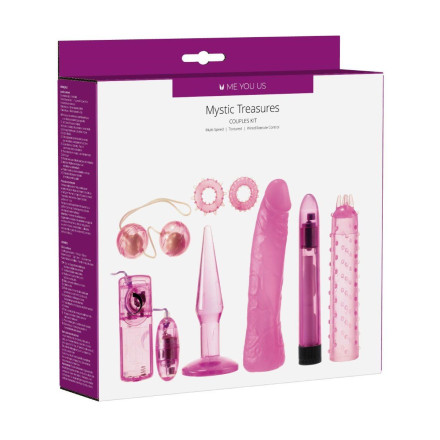 Розовый вибронабор Mystic Treasures Couples Kit 