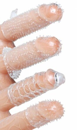 Набор из 4 насадок на член Pleasured Penis Enhancement Sleeve 4 Pack 