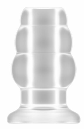 Прозрачная анальная пробка с тоннелем №49 Small Hollow Tunnel Butt Plug 3 Inch - 7,7 см. 
