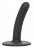Черный силиконовый анальный стимулятор 7” Smooth Probe - 17,75 см. 