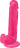 Розовый реалистичный фаллоимитатор Mr. Bold L - 18,5 см. 