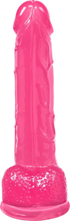 Розовый реалистичный фаллоимитатор Mr. Bold L - 18,5 см. 