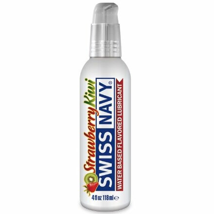 Лубрикант Swiss Navy Strawberry Kiwi Lube с ароматом клубники и киви - 118 мл. 