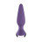 Фиолетовая анальная пробка с вибрацией Satisfyer Plug-ilicious 1 - 13,5 см. 