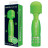 Светящийся в темноте жезловый мини-вибратор с кристаллами Mini Massager Glow In The Dark 