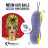 Фиолетовые вагинальные шарики Remote Controlled Motion Love Balls Jivy 