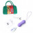 Фиолетовые вагинальные шарики Remote Controlled Motion Love Balls Jivy 