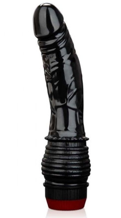 Черный анальный вибратор 4.75  Vibrating Anal Dildo 
