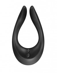 Чёрный многофункциональный стимулятор для пар Satisfyer Partner Multifun 2
