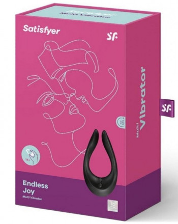 Чёрный многофункциональный стимулятор для пар Satisfyer Partner Multifun 2 