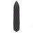 Черная вибропуля X-Basic Long Bullet 10 speeds - 9 см. 