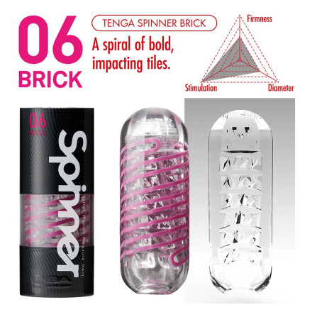 Мастурбатор SPINNER Brick 