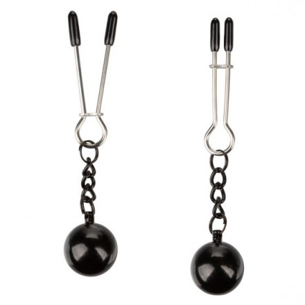 Утяжеленные зажимы-прищепки для сосков Nipple Grips Weighted Tweezer Nipple Clamps 