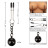 Утяжеленные зажимы-прищепки для сосков Nipple Grips Weighted Tweezer Nipple Clamps 