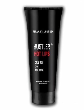 Возбуждающая мужская гель-смазка HOT LIPS - 75 мл. 