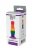 Разноцветная анальная пробка COLOURFUL PLUG - 14,5 см. 