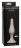 Светло-серая анальная пробка Slim Anal Plug Large - 12,5 см. 