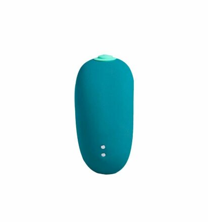 Бирюзовый вакуумный клиторальный стимулятор Unbound Puff 