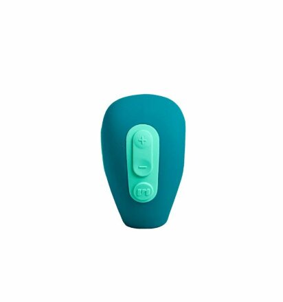 Бирюзовый вакуумный клиторальный стимулятор Unbound Puff 