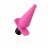 Розовый анальный вибратор LilPlug Vibrator - 13,5 см. 