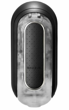 Черный мастурбатор Flip Zero с вибрацией 