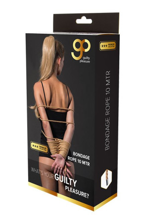 Хлопковая веревка PREMIUM BONDAGE ROPE COTTON - 10 м. 