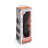 Черный анальный вибратор 7  Slim Anal Realistic Vibrator - 20 см. 