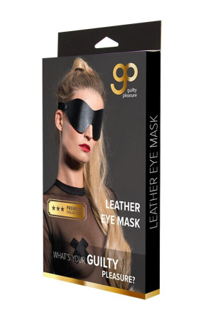 Черная сплошная маска на глаза PREMIUM EYE MASK 