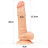 Телесный фаллоимитатор 8  The Ultra Soft Dude - 20 см. 