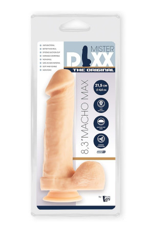 Телесный фаллоимитатор Macho Max - 21,5 см. 