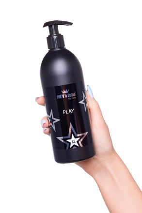 Лубрикант на водной основе для использования с секс-игрушками MyLube PLAY - 500 мл. 